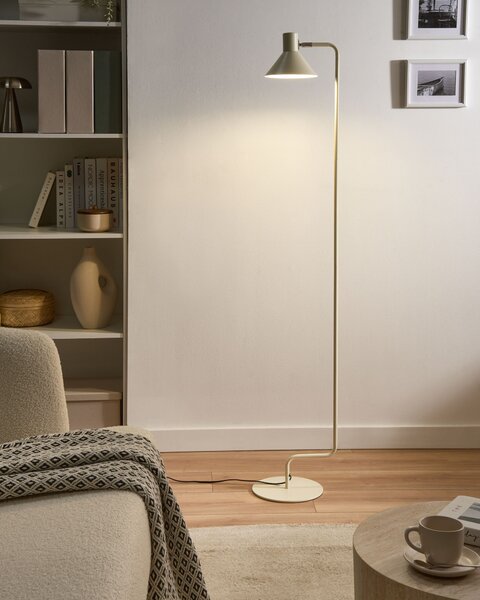 Stojací lampa RIMAVA Kov Krémově bílá
