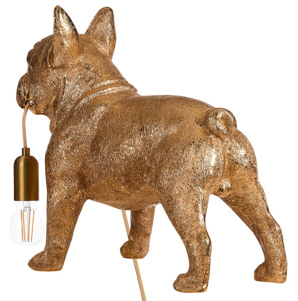 Stolní lampa Pes BAXTER Zlatá