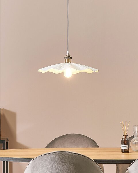 Závěsná lampa PHILS Kov Bílá