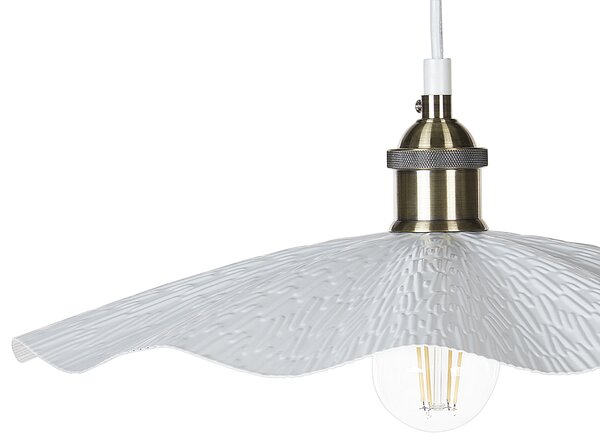 Závěsná lampa PHILS Kov Bílá