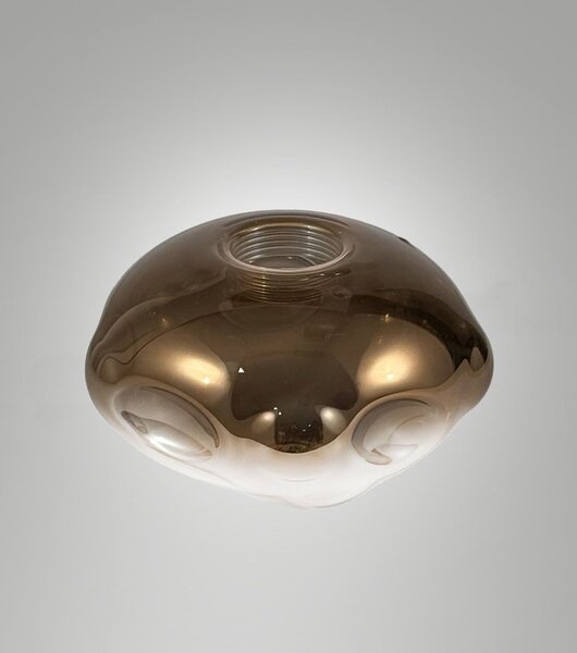 FABAS 3849-51-388 Stínidlo Kit Luci Glass pro závěsnou základnu 8W bronz - FABAS