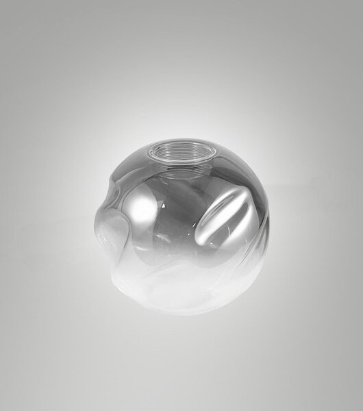 FABAS 3848-51-379 Stínidlo Kit Luci Glass pro závěsnou základnu 8W šedá - FABAS