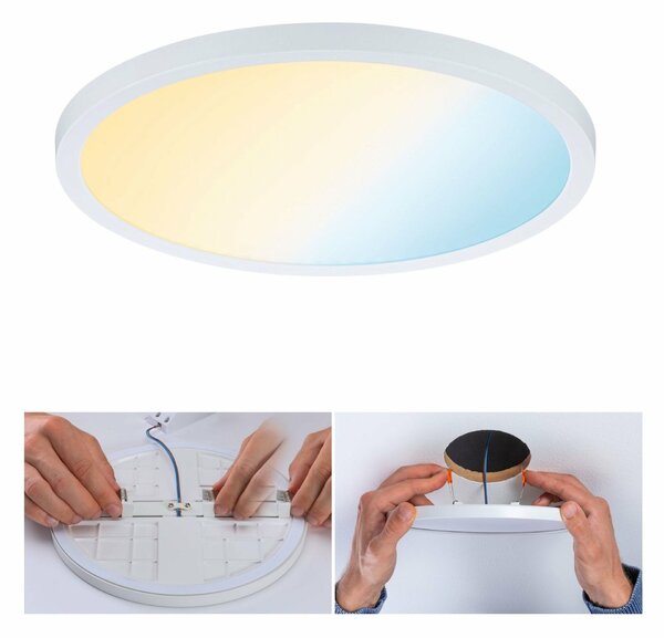 PAULMANN Smart Home Zigbee LED vestavné svítidlo Areo VariFit IP44 kruhové 230mm 16W bílá měnitelná bílá 930.44