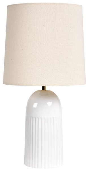 Stolní lampa SALIENTE Keramika Krémově bílá