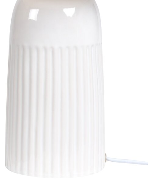 Stolní lampa SALIENTE Keramika Krémově bílá
