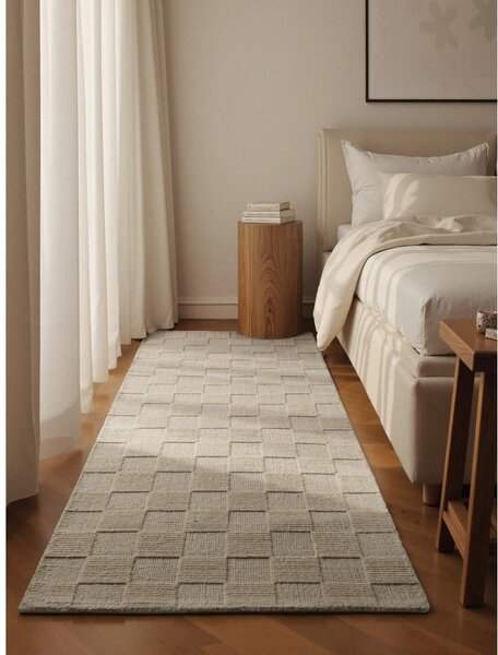 Krémový ručně tkaný vlněný běhoun 80x200 cm Scala – Villeroy&Boch