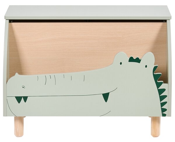 Skříňka na hračky TILBA 44 cm Světle zelená