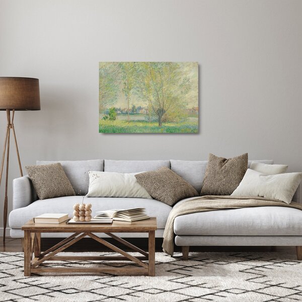 Skleněný obraz - Claude Monet, The Willows, reprodukce (70x50 cm)
