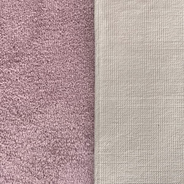 Makro Abra Kusový shaggy koberec jednobarevný Kamel pink růžový Rozměr: 80x150 cm