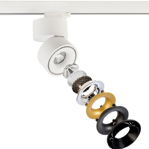 IMPR 707044 Deko-Light kolejnicový systém 3-fázový 230V Uni II 230V 17W 3000 K bílá 167 mm