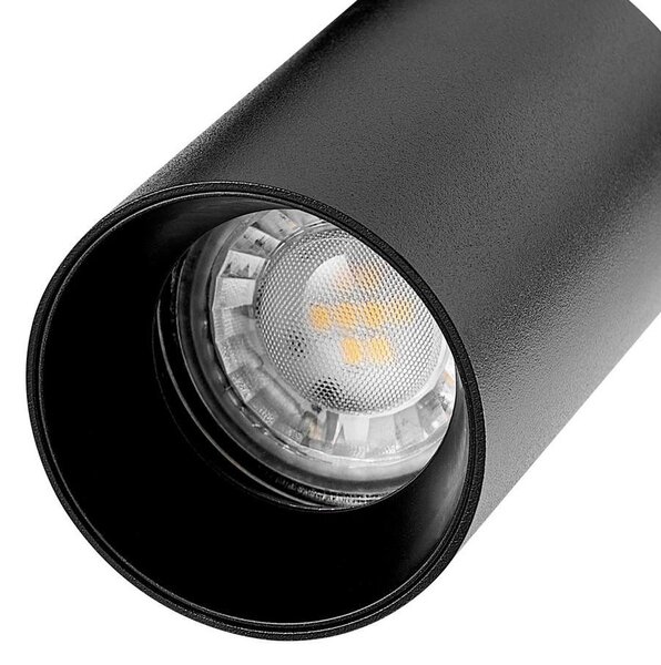 IMPR 707156 Deko-Light 1-fázový kolejnicový systém bodové svítidlo Can max. 7,5W GU10 černá 134 mm