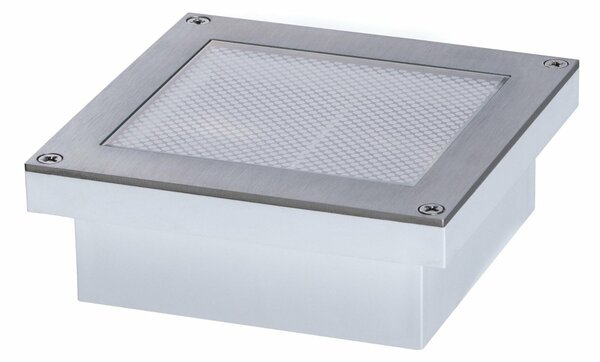 PAULMANN Venkovní zemní svítidlo Brick 100 x 100 x 38 mm IP67 0,8W kov/ocel pohybové čidlo 943.36