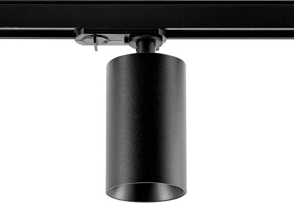 IMPR 707156 Deko-Light 1-fázový kolejnicový systém bodové svítidlo Can max. 7,5W GU10 černá 134 mm