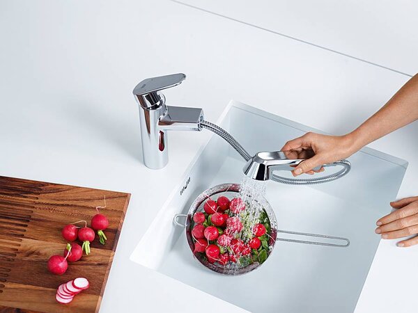 Grohe Eurodisc Cosmopolitan kuchyňská baterie stojící StarLight Chrome 32257002