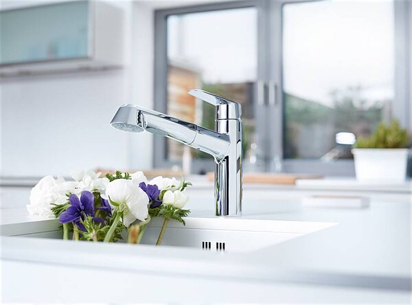 Grohe Eurodisc Cosmopolitan kuchyňská baterie stojící StarLight Chrome 32257002