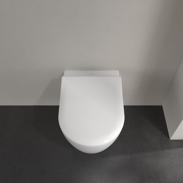 Sada záchodová mísa Villeroy & Boch Avento 5656R001, záchodové prkénko Villeroy & Boch Avento 9M87S101