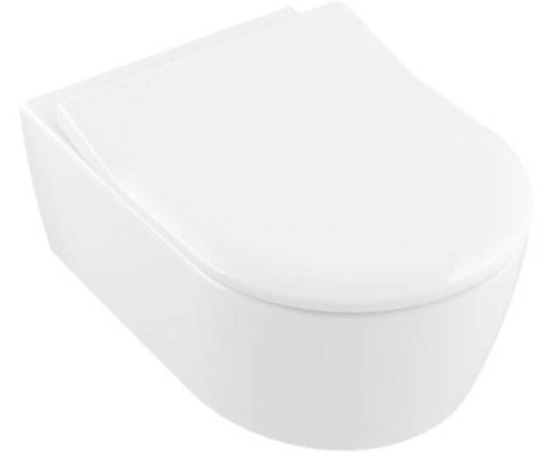 Sada záchodová mísa Villeroy & Boch Avento 5656R001, záchodové prkénko Villeroy & Boch Avento 9M87S101