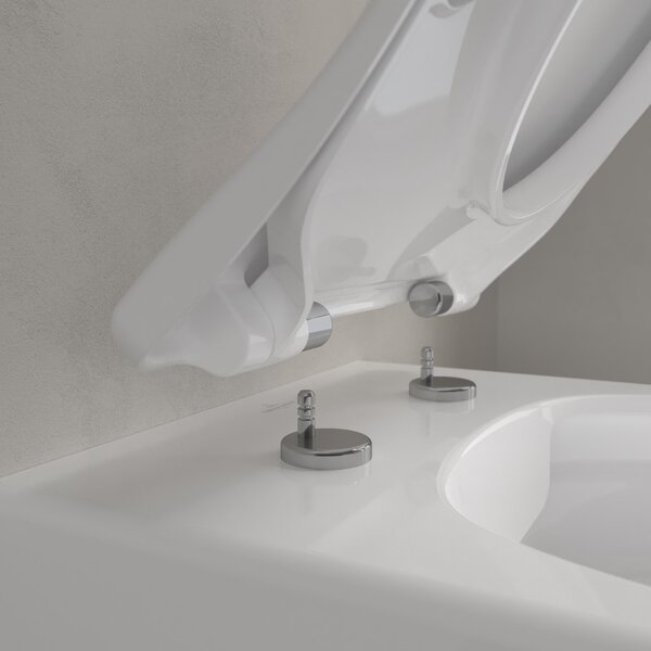 Sada záchodová mísa Villeroy & Boch Avento 5656R001, záchodové prkénko Villeroy & Boch Avento 9M87S101