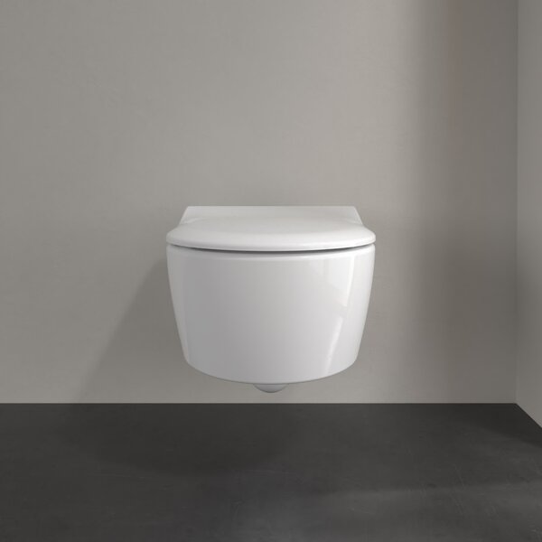 Sada záchodová mísa Villeroy & Boch Avento 5656R001, záchodové prkénko Villeroy & Boch Avento 9M87S101