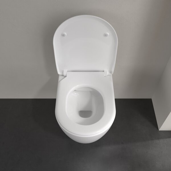 Sada záchodová mísa Villeroy & Boch Avento 5656R001, záchodové prkénko Villeroy & Boch Avento 9M87S101