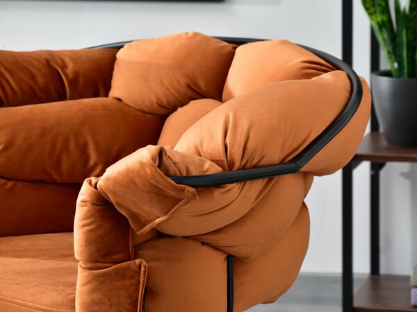 Relaxační křeslo Piplio (černá). Akce -11%
