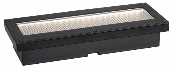 PAULMANN Solární LED zemní svítidlo Domenic IP67 3000K černá obdélník