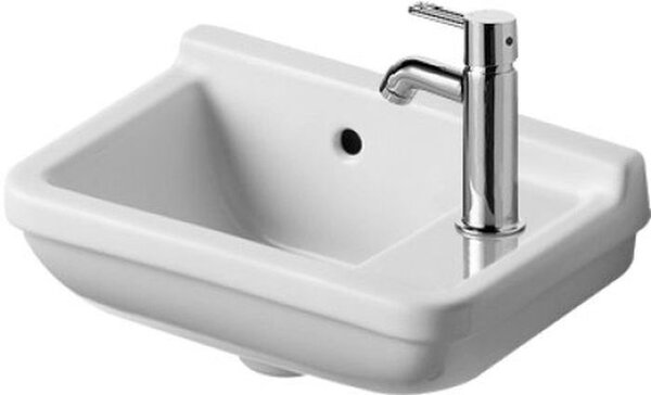 Duravit Starck 3 umyvadlo 40x26 cm obdélníkový klasický bílá lesk 0751400000
