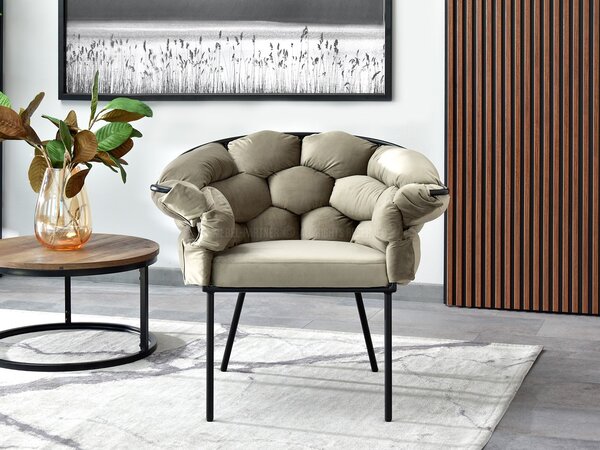 Relaxační křeslo Piplio (černá). Akce -10%