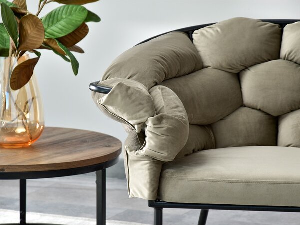 Relaxační křeslo Piplio (černá). Akce -10%