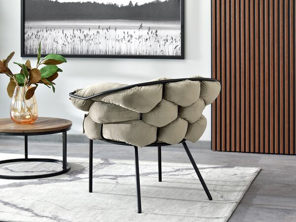 Relaxační křeslo Piplio (černá). Akce -10%