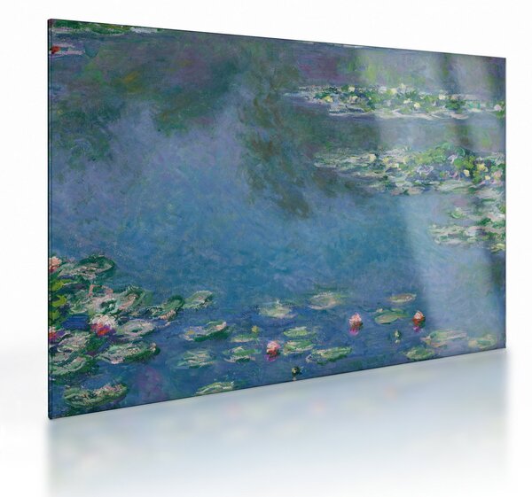 Skleněný obraz - Claude Monet, Water Lilies, reprodukce (70x50 cm)