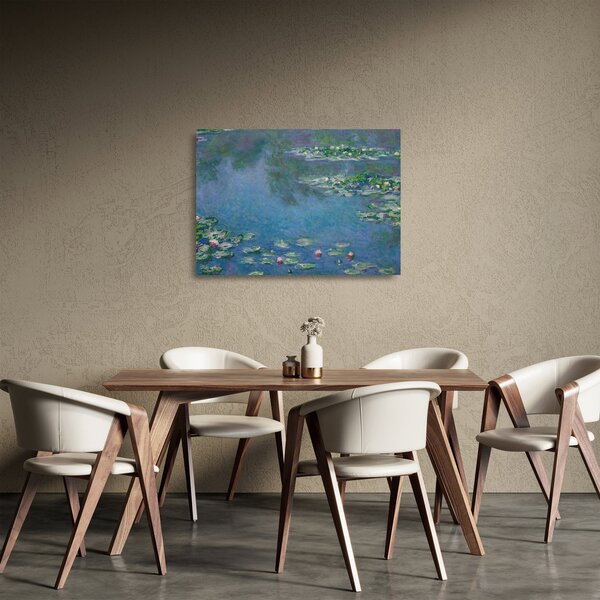 Skleněný obraz - Claude Monet, Water Lilies, reprodukce (70x50 cm)