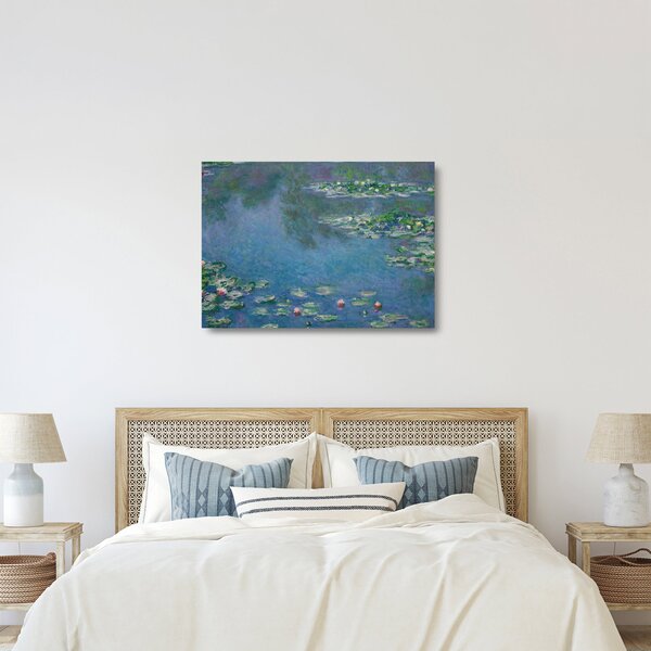 Skleněný obraz - Claude Monet, Water Lilies, reprodukce (70x50 cm)