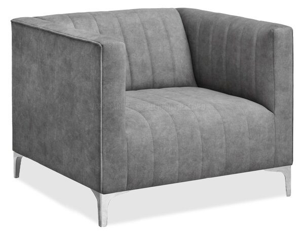 Relaxační křeslo Rotundas (šedá). Akce -10%