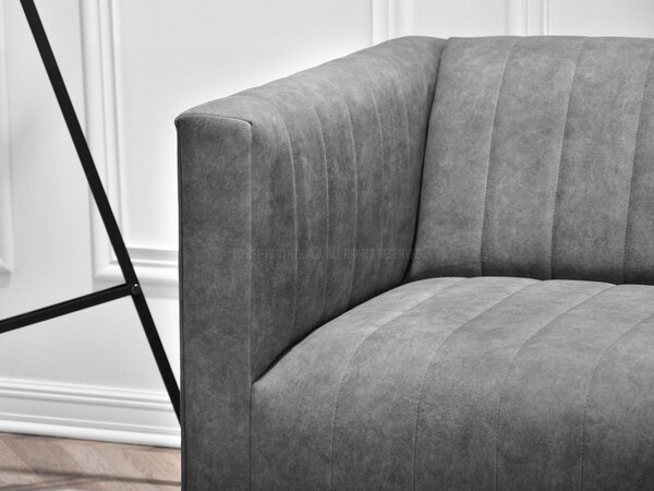 Relaxační křeslo Rotundas (šedá). Akce -10%