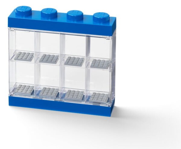 Modrá sběratelská skříňka na 8 minifigurek LEGO®
