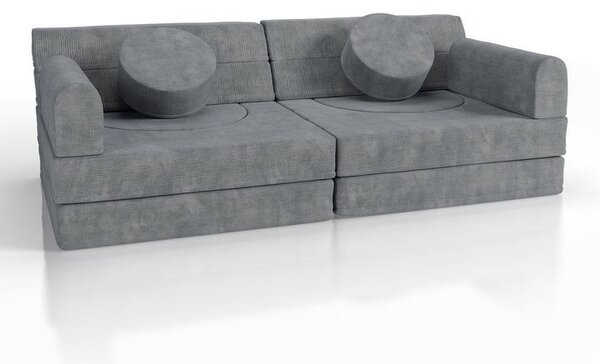 Designová modulární pohovka pro děti 150 cm, šalvějová