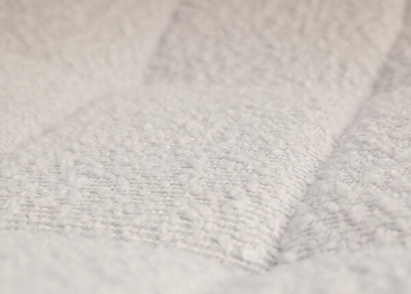 Jídelní židle HWC-A60, kuchyňská otočná židle, ocel Tkanina /textil bouclé (450g/m²) béžová
