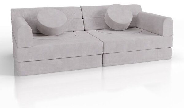 Designová modulární pohovka pro děti 150 cm, slonovinová