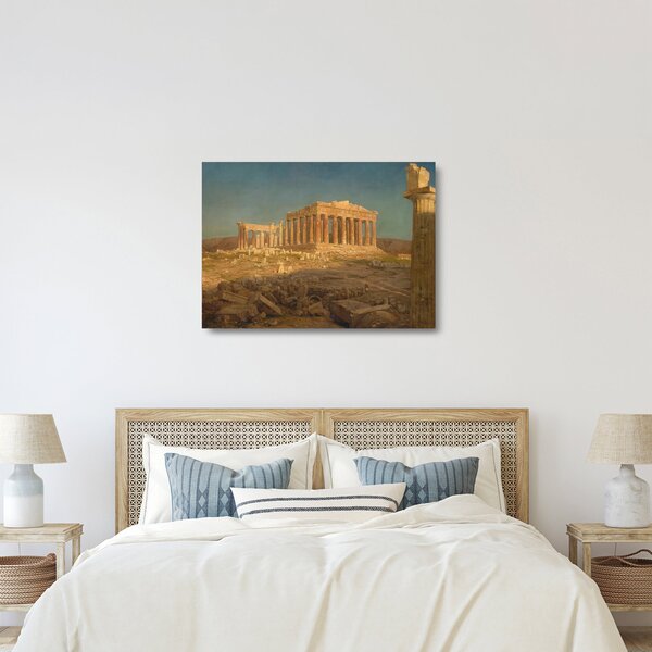 Skleněný obraz - Frederic Edwin Church, The Parthenon, reprodukce (70x50 cm)