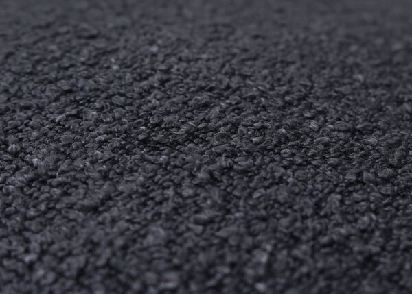 Sada 6 jídelních židlí HWC-N74, kuchyňská židle, otočná, látka bouclé (540g/m²) Oeko-Tex tmavě šedá