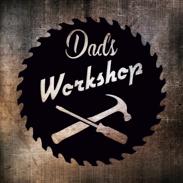 DUBLEZ | Dřevěný obraz do garáže - Dad's Workshop | Obraz
