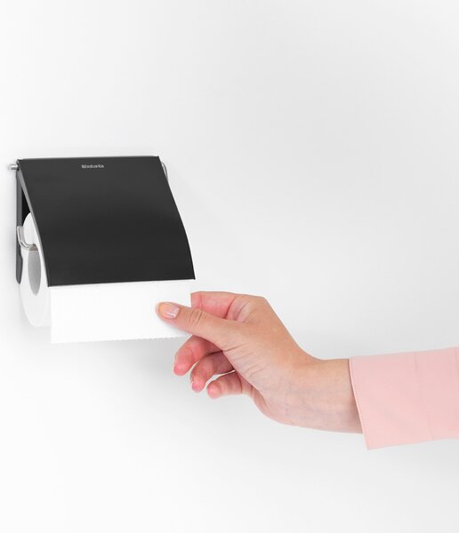 Brabantia ReNew držák na toaletní papír černá 108600