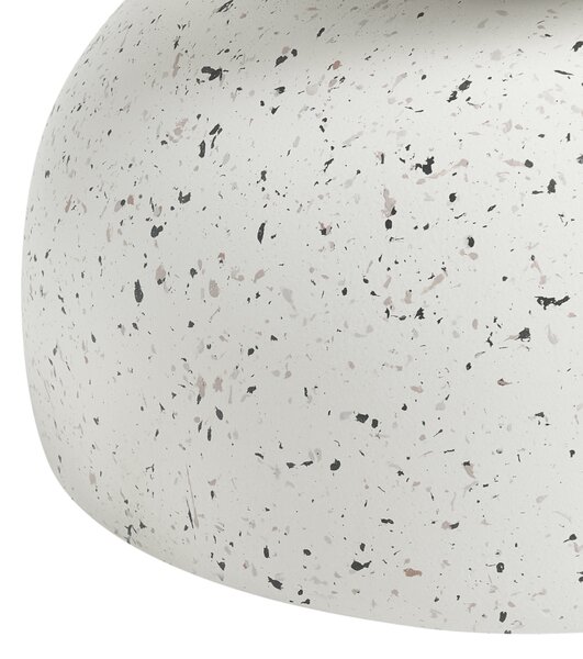 Odkládací stolek FALIRO 37 cm 37 cm Terrazzo efekt Krémově bílá