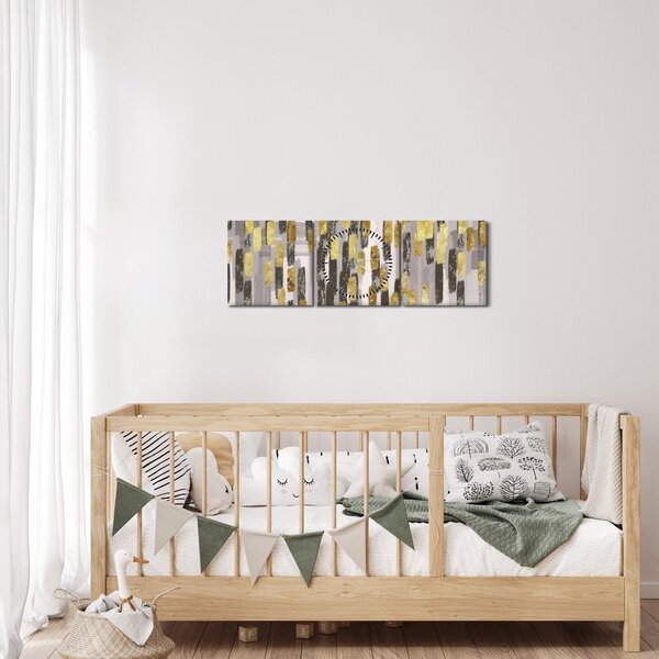 Obraz - Moderní dekorace (s hodinami) (90x30 cm)