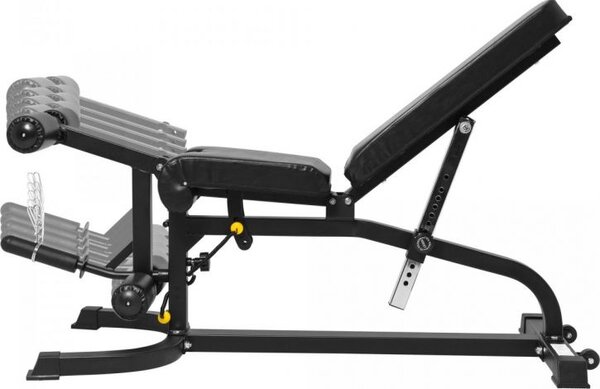 GORILLA SPORTS Nastavitelná lavice s opěrkou na bicepsy