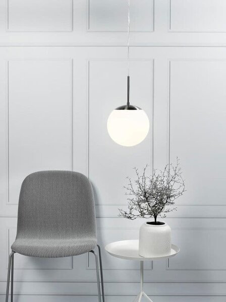 Nordlux Cafe závěsné svítidlo 1x60 W bílá-stříbrná 39563001