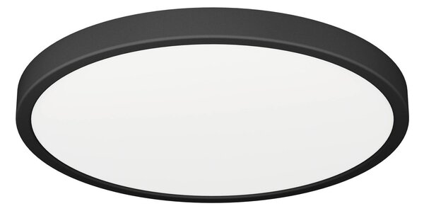 901326 FUEVA 6 LED stropní svítidlo 14,2W, 2000lm, CCT 2700/4000/6500K, IP44, černá, Ø 278x 25mm