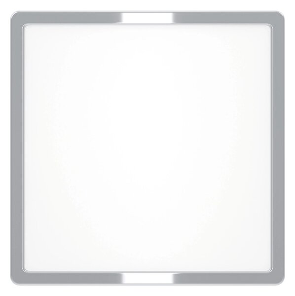 901767 FUEVA 6 LED stropní svítidlo 13W, 2100lm, CCT 2700/4000/6500K, IP44, chrom, 290x 290x 25mm