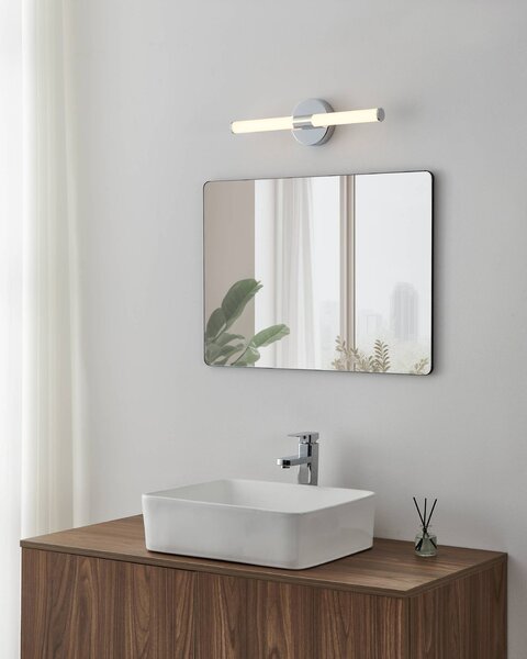 901849 RAMOLA Led nástěnné svítidlo 7,5W, 850lm, CCT 3000/4000/6500K, IP44, d.450mm, chrom